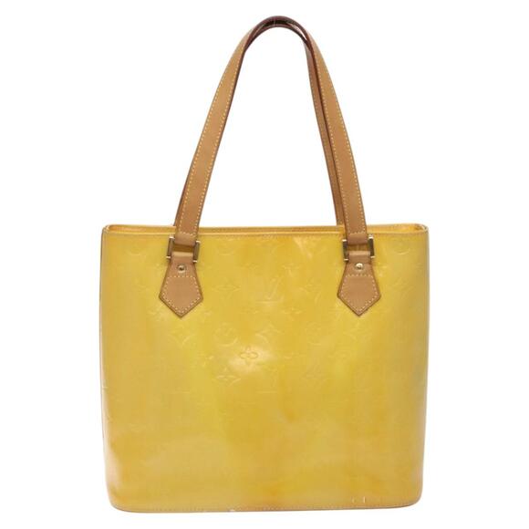 LOUIS VUITTON Monogram Vernis Houston Hand Bag Gris M91053 - Picture 2 of 16